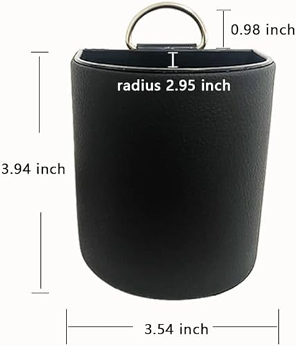 Miniatura 6 de Bolsa de almacenamiento para ventilación de aire del automóvil, organizador de cajas para lentes de sol, bolsillo de cuero para automóvil, soporte