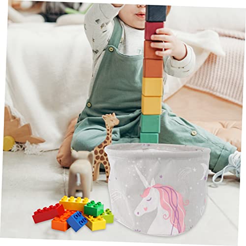Contenedor de almacenaje infantil plegable y multifuncional 8