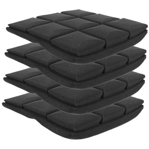 GALPADA 4 Piezas Paneles Acústicos Aislantes de Pared de Espuma de Alta Densidad para Reducción de Ruido Fácil Instalación para Estudios y Habitaciones miniatura 7