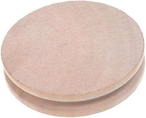 Armear Multi-size Solid Wood Leathercraft Edge Slicker Burnisher for Leather Tool
