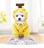 Funny Dog Hoodie, Dog Sweater Cute Apple Banana Frog Shape Warm Jacket for Pet Fashion Cold Weather...
