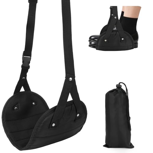 Ergonomic Airplane Foot Hammock(Memory Foam)-Ultimate Comfort Foot Hammock for Plane Travel Essentials to Relax Your Feet, Portable Airplane Foot Rest with Adjustable Strap, Perfect for Long Flight