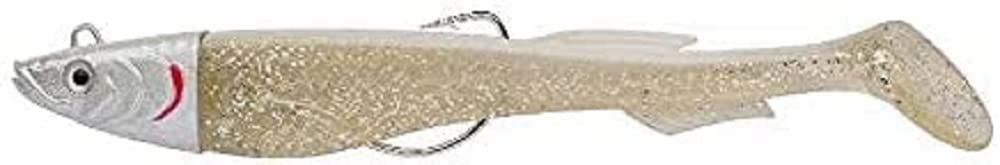 Berkley PowerBait Power Sardine, Fishing Hook, Soft Lures, Sea Fishing, Saltwater Soft Bait Minnow Paddle Tail Lure for Bass, Seabass, Pollack, Cod, Eel, Ling and Wrasse, Snow White, 10g | 9cm โ image 1