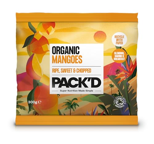 PACKD Organic Mangoes 300g (Frozen)