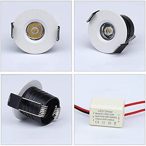 Foco downlight empotrable JCAKES en blanco y negro para la iluminación estética de techos 5