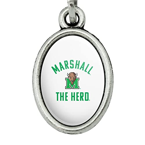 GRAPHICS & MORE Marshall Bison Silver Plated Bracelet with Antiqued Oval Charm3