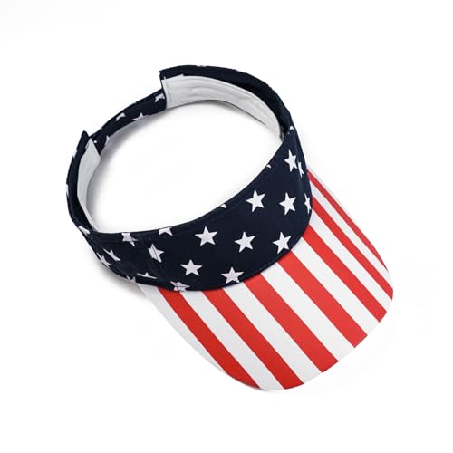 Image of ANDICEQY Sport Sun Visor Hats Adjustable Empty Top Baseball Cap Cotton Ball Caps for Women and Men