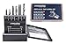 Accusize Industrial Tools U.N.C. 18 Pc H.S.S. Tap and Drill Set, 0001-0040