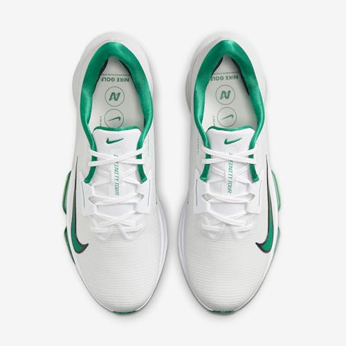 Nike Infinity Tour 2 Golf Shoes (HQ2158-100, White/Photon Dust/Malachite)4