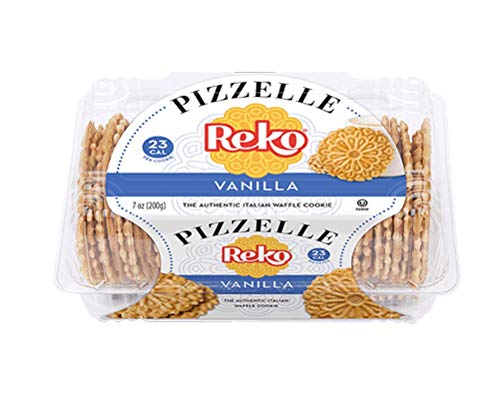 Reko Pizzelle Authentic Italian Style Waffle Cookie, Vanilla, 7 Ounce (Pack Of 6) #TOP1