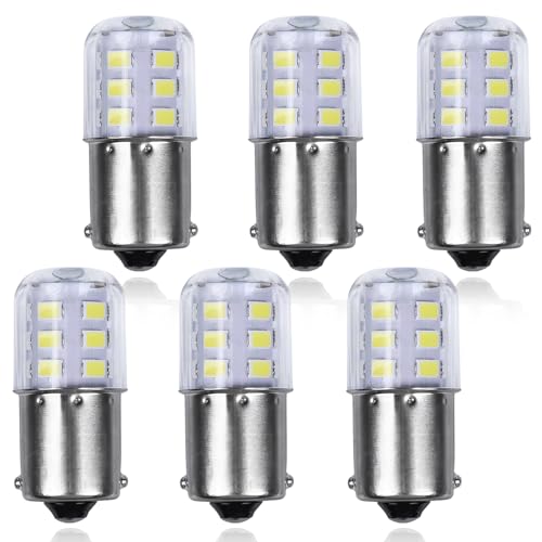 6 Pcs 3W BA15S LED Bulbs, Single Contact Bayonet Base, Fit for 97 Led Bulbs by Hyparade - Used condition - US$15.95