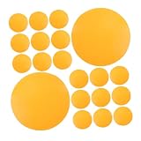 Cabilock 20 Stück Selbstklebende Runde Farbfilterfolie 2, 6 Zoll Pet Orange für