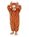 HSCTEK Baby Highland Cow Costume, Infant Cow Cosplay Newborn Boys Girls, Toddler Halloween Onesie Suit Kids 9-12 Months Brown