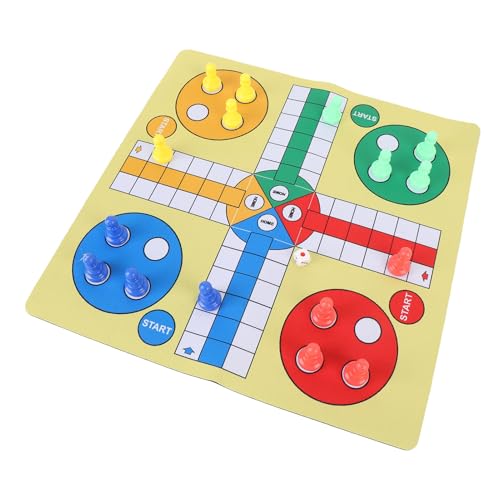 Generic Juego de Ajedrez Volador de Escritorio, Juego de Estrategia Clásico, Ideal para Fiestas, Viajes, Diseño Plegable