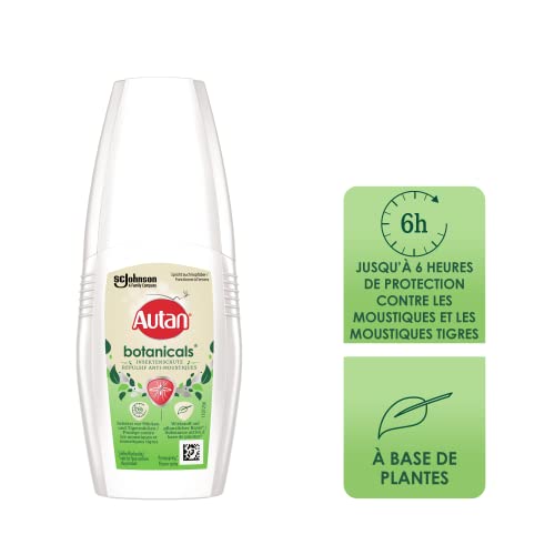Autan Botanicals Pumpspray Insektenschutz, natürlicher Wirkstoff aus Zitronen Eukalyptus-Öl, Travel Essentials, 1er Pack (1 x 100 ml)