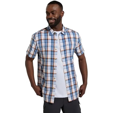 Mountain Warehouse Lightweight Cotton Shirt for Travel Cover