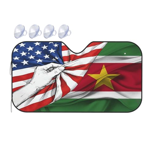 Couverture pare-brise voiture Suriname vintage pliable pour MPV M