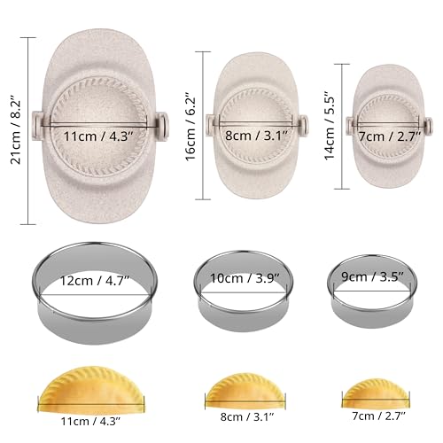 Foto von Winter Shore Dumpling Maker & Empanadas Maker Set mit Rundem Dough Cutter