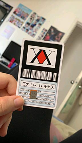 Adesivo Para Cartão de Crédito e Débito Licença Hunter X Hunter