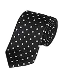 Gitman Bros Black with Woven White Dots Tie REG