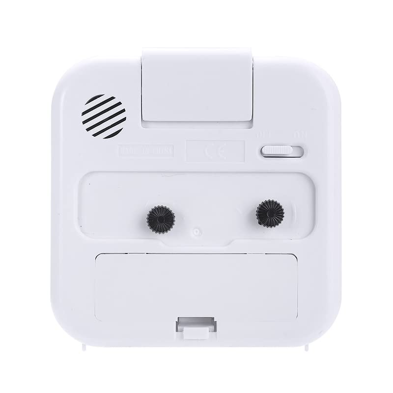 Reloj despertador sin tictac para dormir bien con aguja digital luminosa 8