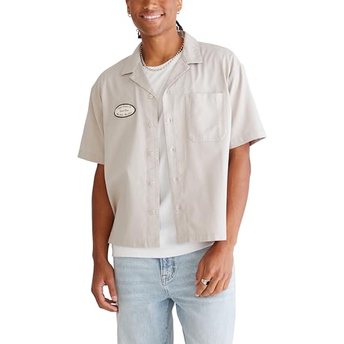 AEROPOSTALE Men's Short Sleeve Mechanic Shirt