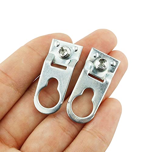 Yhxixi 8Pcs Aluminum Alloy Picture Frame Hanging Brackets Hooks Hangers 40Mmx15Mm Metal Photo Frame Hardware Accessories #TOP3