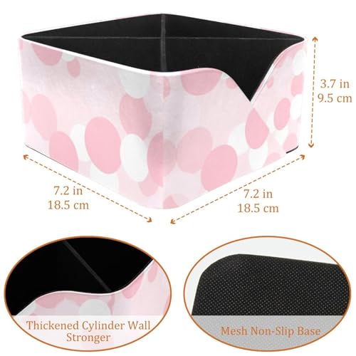 Porte-stylos rectangulaire rose géométrique pour papeterie de bureau - 4