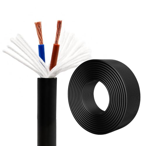 Câble porte-câbles cuivre OFC 2 conducteurs PVC résistant huile de 1.0mm²