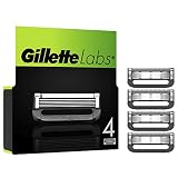 GilletteLabs Avec Barre Exfoliante,De Gillette, Recharge De Lames De Rasoir, 4 Recharges