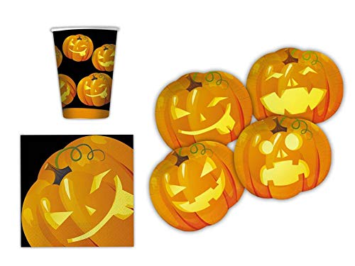 Dolce idea Coordinato Tavola Halloween per 8 Persone - Piatti...