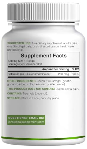 DEAL Supplement Selenium Softgels