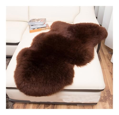 Coussin chaud voiture en peau de mouton véritable pour soulager le dos