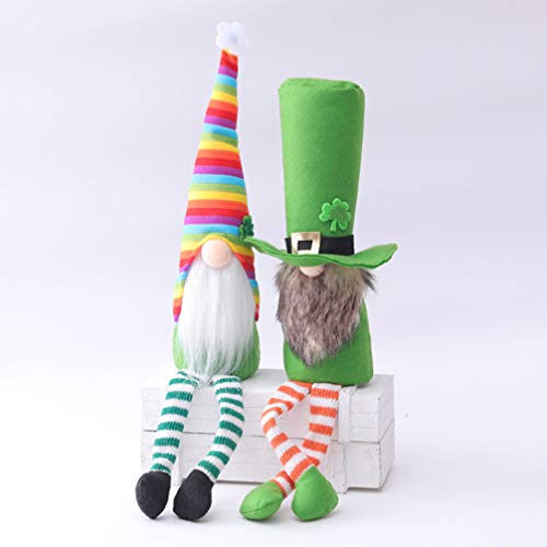 jojofuny Ierse Kabouters St Patricks Dag Geschenken Leprechaun Nordic Zweedse Nisse Handgemaakte Tomte Pluche Pop Elf… - Image 3