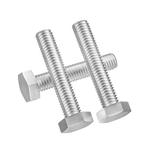 Image of 5 /16-18 x 2-1 /4 inch (1 /2 to 6 inch Optional) Hex Head Screw Bolt, Stainless Steel 18-8(304), Fully Threaded,15pcs