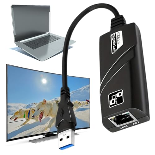 Adaptador de Rede Ethernet Gigabit USB 3.0 Para RJ45 10/100/1000 1000mpbs 1gb