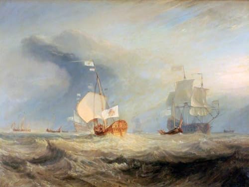 Affiche Turner La Barge de Van Tromp 60x90cm poster graffiti mural salon