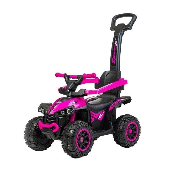 Baby Mix Mega Trotteur Rose - Avec Barre Poussée et Son - Max 30 kg