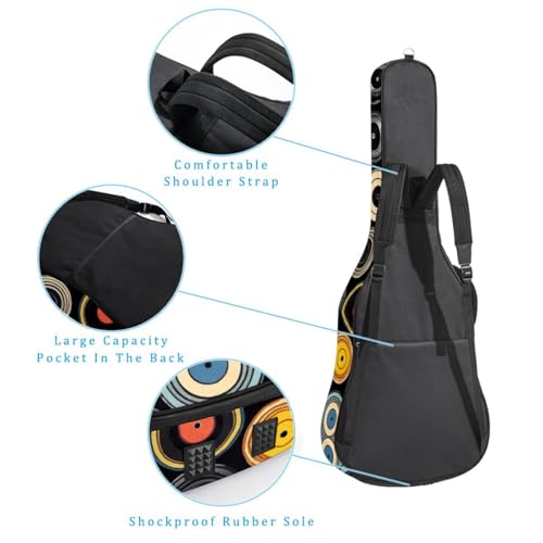 Sac de transport pour guitare acoustique imperméable étui grand format