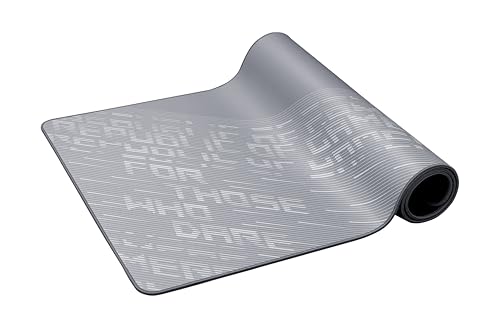 ASUS ROG Scabbard II Arctic Gray XXL Gaming Mouse Pad – 35.4” x 15.7” (Extended/XXL Size), Soft Cloth Surface, Water/Oil/Dust-Resistant, Anti-Fray Edges, Non-Slip Base - Gray - image 9