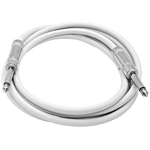 Câbles de raccordement TS 1/4 pouce asymétriques Seismic Audio 6'