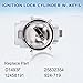Ignition Lock Cylinder w/Keys & Passlock Chip Starter - Compatible with Chevy Malibu, Impala, Monte Carlo, Pontiac Grand AM, Oldsmobile Alero, Cutlass - Replace D1493F, 12458191, 25832354, 924-719