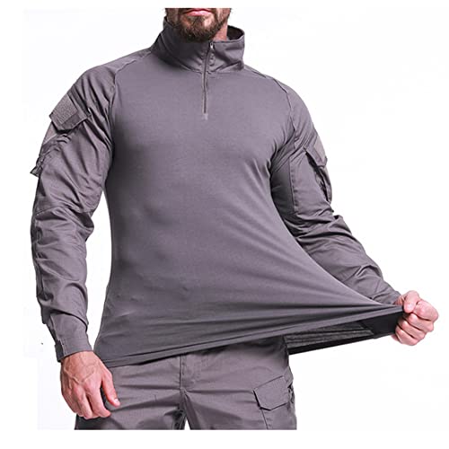 Legou Conjunto de duas peças de camuflagem masculina de camuflagem de manga comprida para treinament