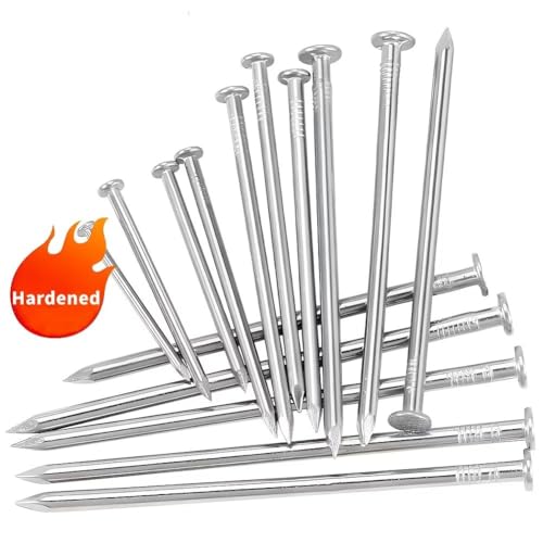 SYDARSYN Masonry Nails 304 Stainless Steel Concrete Nails Wall Nails M2x25mm (200 pcs), Silver - Image 4