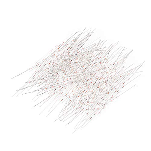 sourcing map 200Stk.Glassicherungen axial mit Anschlusskabel flinke Glühlampe 5A AC250V 3x10mm