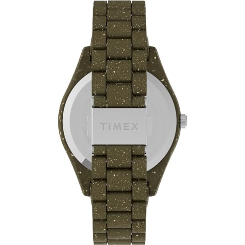 TIMEX Men Plastic Black Analog Dial Watch- Tw2V77100X6, Band Color-Green - Image 3