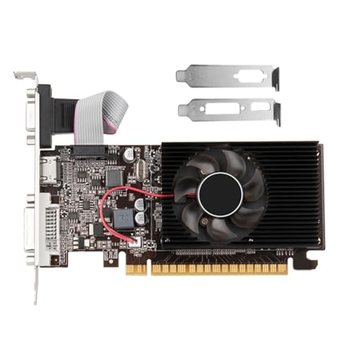 Albapilix GT610 2GB DDR3 �O���t�B�b�N�J�[�h 810MHz �R���s���[�^�r�f�I�J�[�h PCI-E 16X �݊� + VGA + DVI �f�X�N�g�b�v�r�f�I�J�[�h �o�b�t���t��