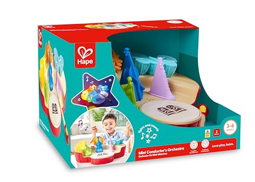 Hape Mini jouet d'orchestre multicolore interactif pour bébé - 2