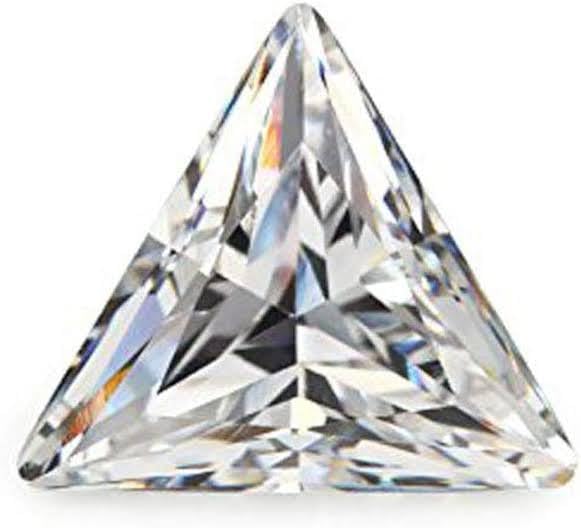 Parakash Gems Triangle Tikona Cubic Zircon White American Diamond Small Size Loose Gemstone (B0BV2FV6LF) Amazon Price History, Amazon Price Tracker