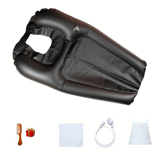 EURI | Set Lavacabezas Portatil para Casa | Lavacabezas Portátil | Lavabo Portátil | Lavacabezas Hinchable | Lavar Cabeza Personas Mayores | Lava Cabezas Para Casa, Cama y Silla|